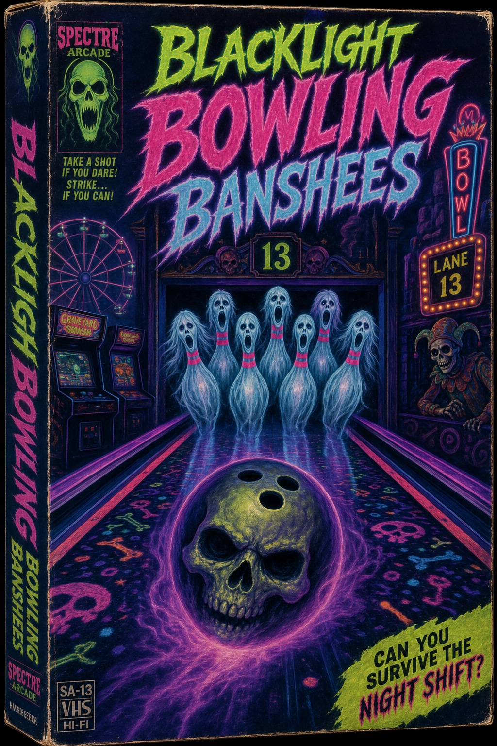 Blacklight Bowling Banshees box art
