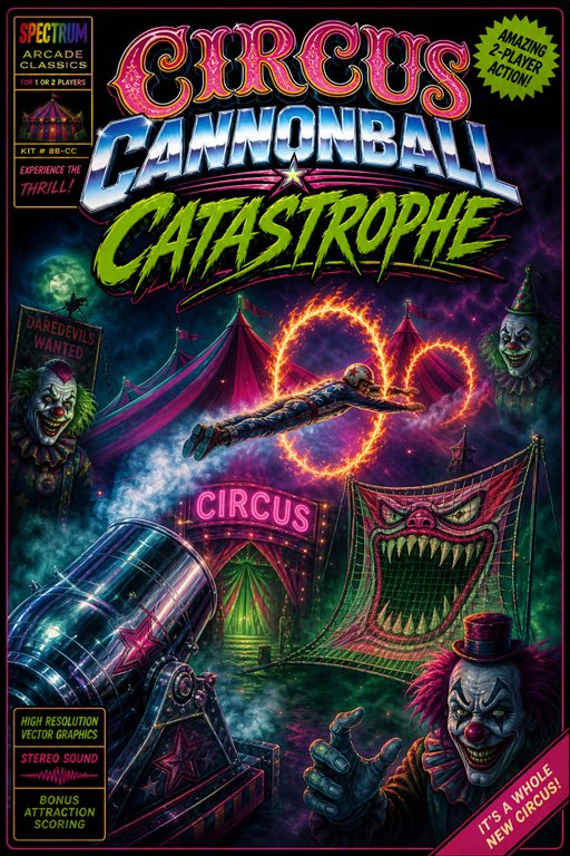 Circus Cannonball Catastrophe box art